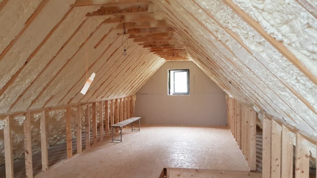 Spray Foam Attic Insulation